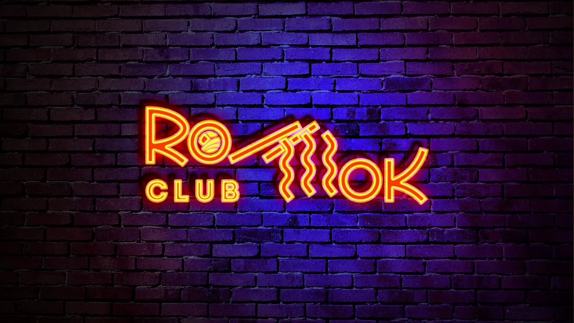 Разработка интерьерной вывески суши-бара «Roll Wok Club» в Нижней Салде